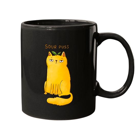 Sour Puss - Cat - Mugs