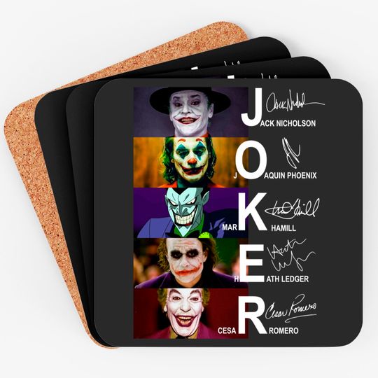 The Joker Coaster, Joker 2022 Coaster, Joker Friends Coasters, Funny Joker Coaster Fan Gifts