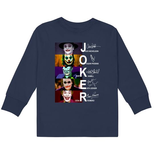 The Joker Tshirt, Joker 2022 Tshirt, Joker Friends  Kids Long Sleeve T-Shirts, Funny Joker Shirt Fan Gifts