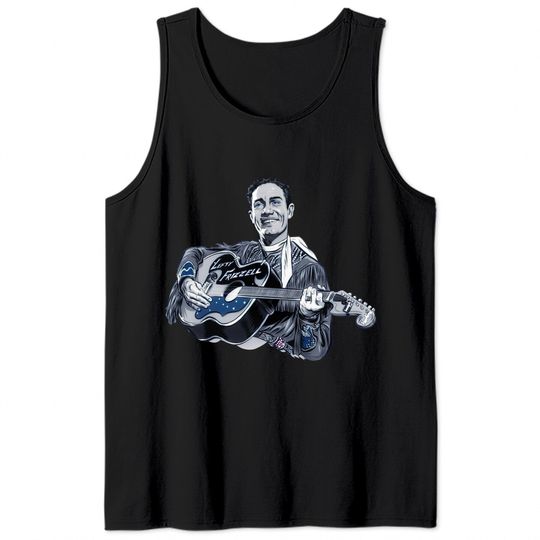 Lefty Frizzell - An illustration by Paul Cemmick - Lefty Frizzell - Tank Tops
