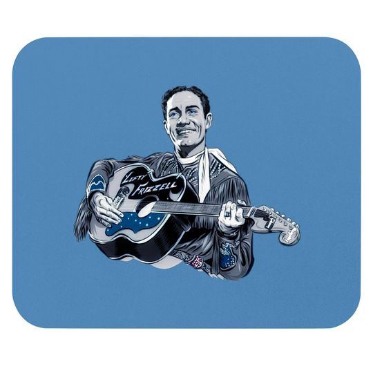 Lefty Frizzell - An illustration by Paul Cemmick - Lefty Frizzell - Mouse Pads