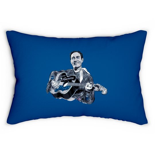 Lefty Frizzell - An illustration by Paul Cemmick - Lefty Frizzell - Lumbar Pillows