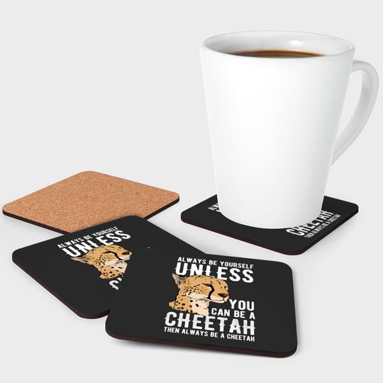 Animal Print Gift Cheetah Coasters