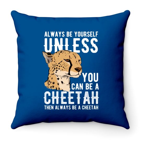 Animal Print Gift Cheetah Throw Pillows