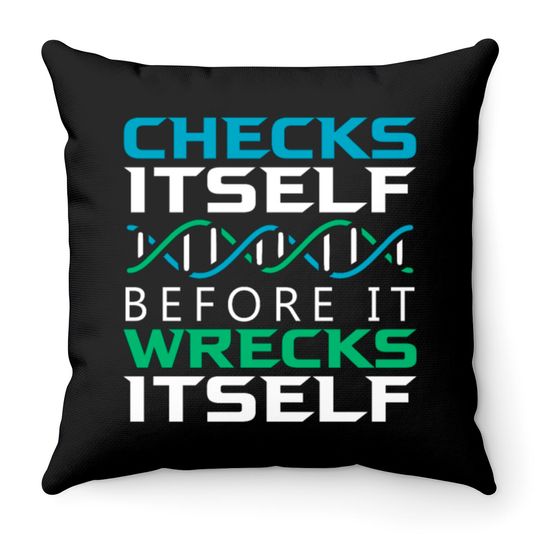 Science and Biology Throw Pillows