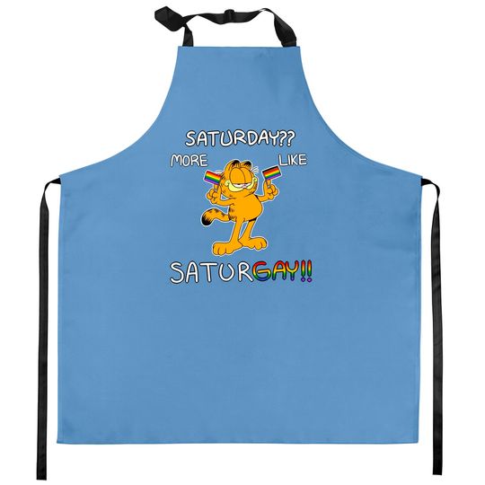 garfield said gay rights Classic Kitchen Aprons