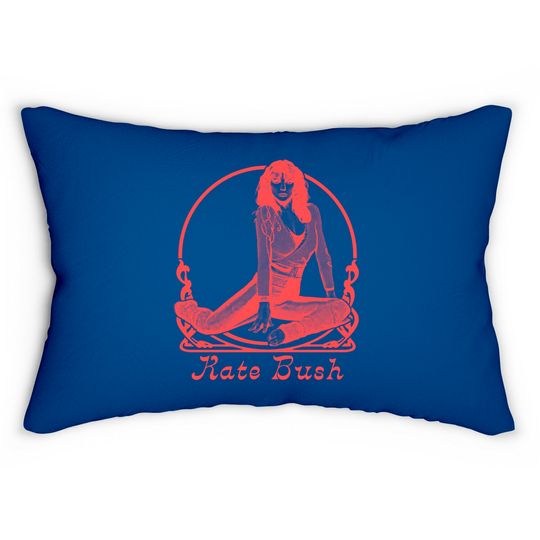 Kate Bush Retro Aesthetic Fan Art Design Lumbar Pillows