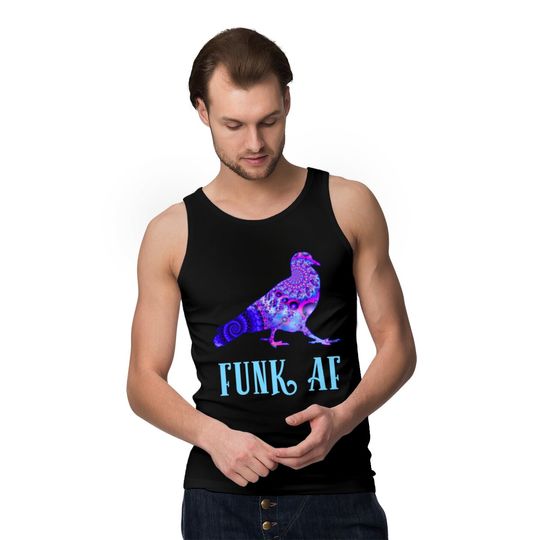 Pigeons Playing Ping Pong Funk AF PPPP Tank Tops
