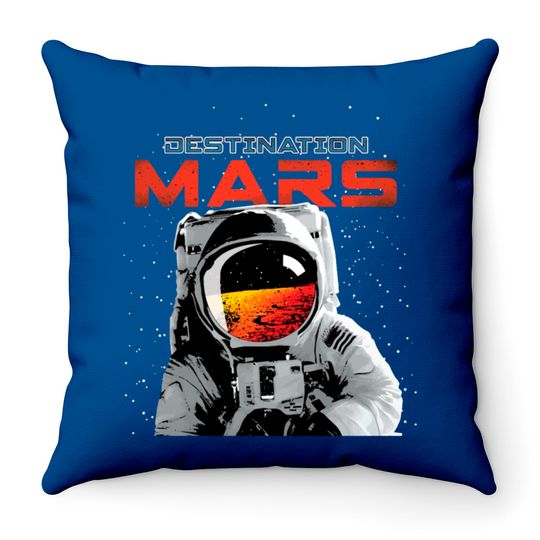 Destination Mars Throw Pillows