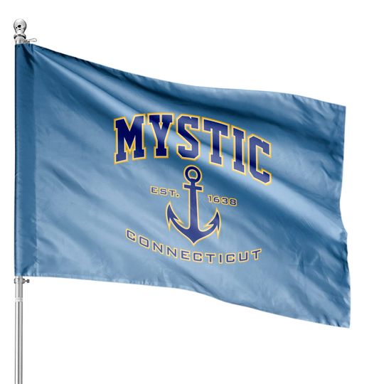 Mystic Ct For Women Men birthday christmas gift House Flags
