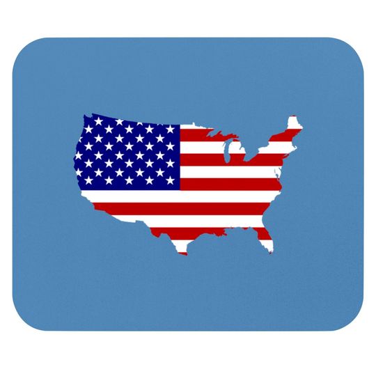 American flag 4th of july - 4th Of July - Mouse Pads