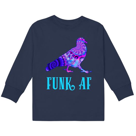 Pigeons Playing Ping Pong Funk AF PPPP  Kids Long Sleeve T-Shirts