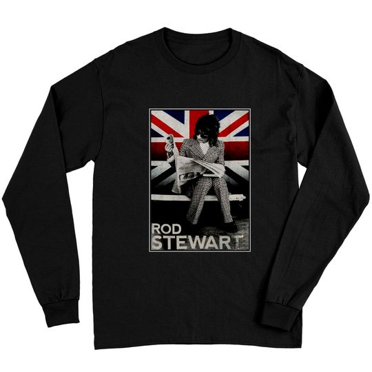 Rod Stewart Plaid Union Jack Tour 2014 Long Sleeves, Rod Stewart Shirt Fan Gift, Rod Stewart Gift, Rod Stewart Vintage Shirt