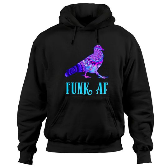 Pigeons Playing Ping Pong Funk AF PPPP Hoodies