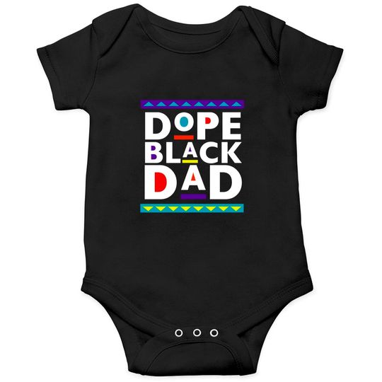 Dope Black Dad Onesies, Father's Day Onesies