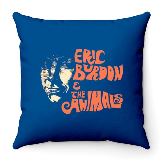 Eric Burdon and The Animals Band Throw Pillows