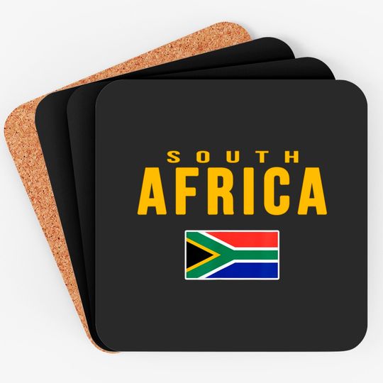 South Africa South African Flag Coasters