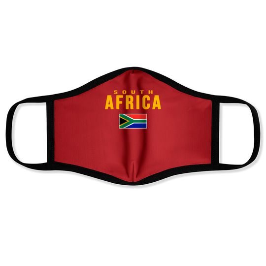 South Africa South African Flag Face Masks