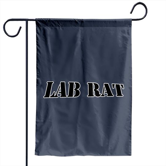 Lab rat Garden Flags