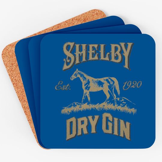 Peaky Blinders Unisex Coasters: Shelby Dry Gin