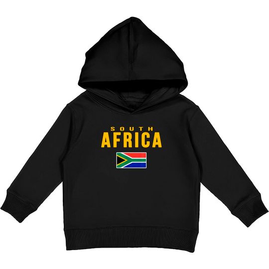 South Africa South African Flag Kids Pullover Hoodies