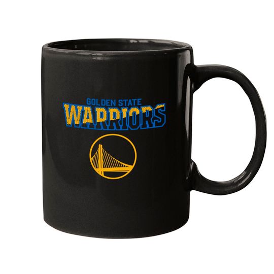 Golden State Warriors NBA 2022 Signature Logo Mugs, Golden State Warriors Gold Blooded Mugs