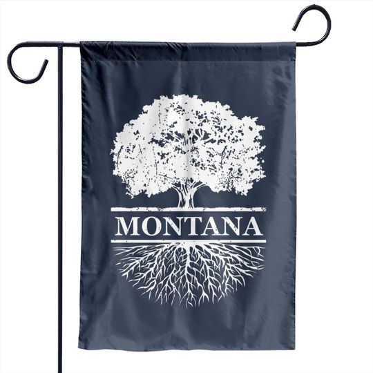 Montana Vintage Roots Outdoors Souvenir Garden Flags