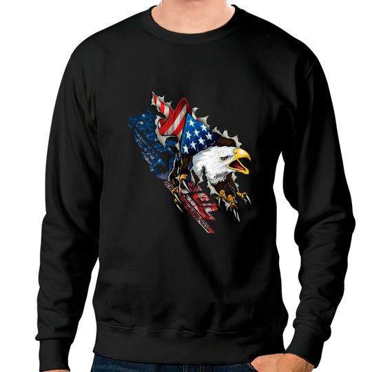 Bob Seger Eagel American flag - Bob Seger - Sweatshirts
