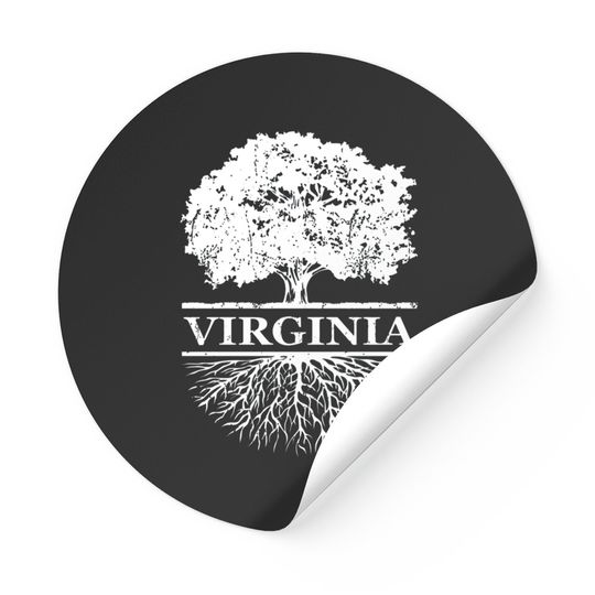 Virginia Vintage Roots Outdoors Souvenir Stickers
