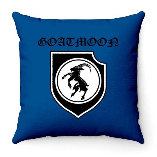 Goatmoon Goat Black Metal - Goatmoon - Throw Pillows