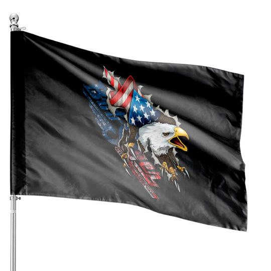 Bob Seger Eagel American flag - Bob Seger - House Flags