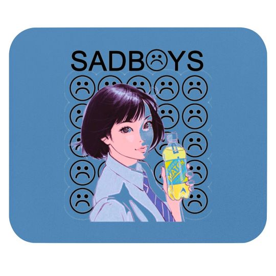 Sad Boys School Girl Mouse Pads