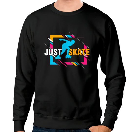 Inline Skating Skaters Sporty Designs Sweatshirts Sweatshirts