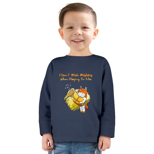 tuba player tuba player gift  Kids Long Sleeve T-Shirts
