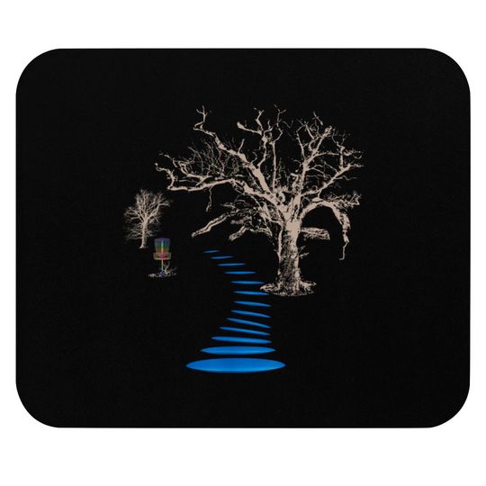 Disc Golf Into The Woods Ultimate Mouse Pads