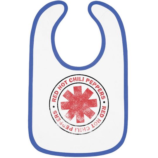 Red Hot Chili Peppers Distressed Outlined Asterisk Logo Bibs