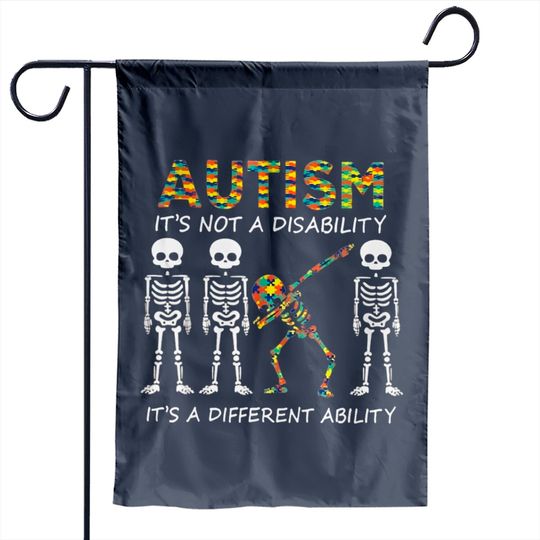 Autism It's Not A Disability Garden Flags