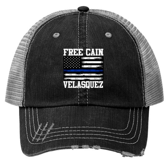 Free Cain-Velasquez Flag Usa Vintage Trucker Hats