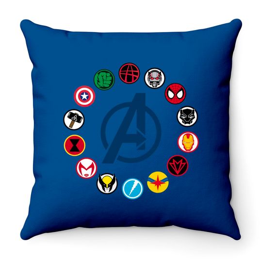 Avengers Marvel Disney Matching Family 2022 Throw Pillows