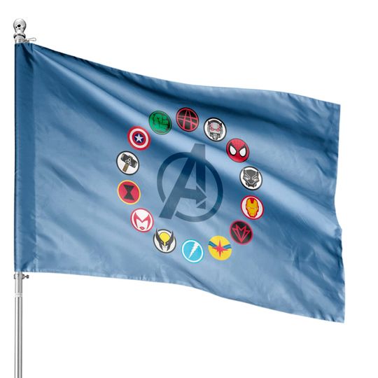 Avengers Marvel Disney Matching Family 2022 House Flags