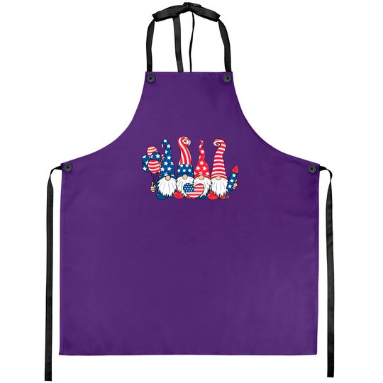 4th of July Gnome Aprons, 4th of July Aprons, Gnome Aprons, Patriotic Aprons