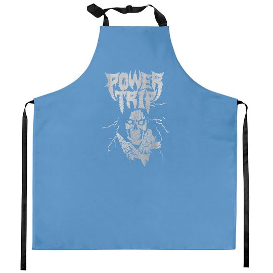 Power Trip Thrash Crossover Punk Top Gift Kitchen Aprons