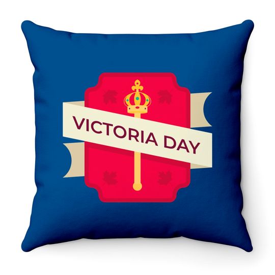 Happy Victoria Day Throw Pillows