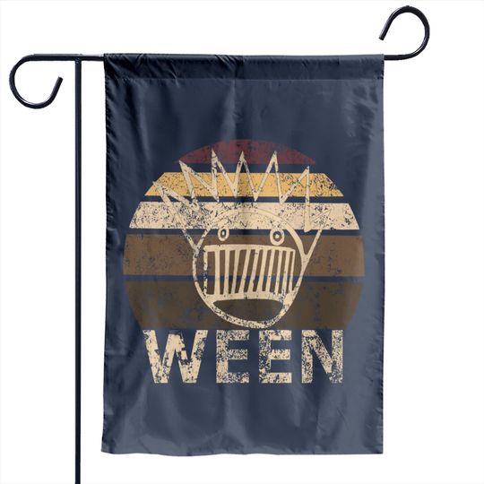 WEEN Vintage Retro Distressed Boognish - Ween - Garden Flags