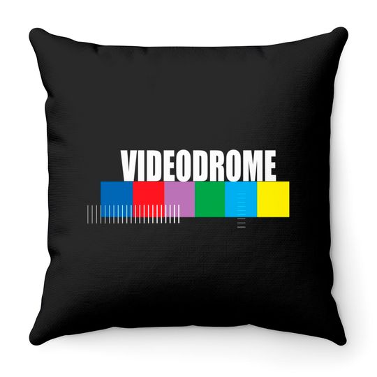 Videodrome TV signal - Videodrome - Throw Pillows