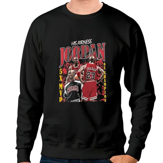 Vintage King Michael Jordan Graphic tee Sweatshirts Vintage Sweatshirts