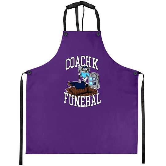 Coach K Funeral Aprons, Coach K Aprons