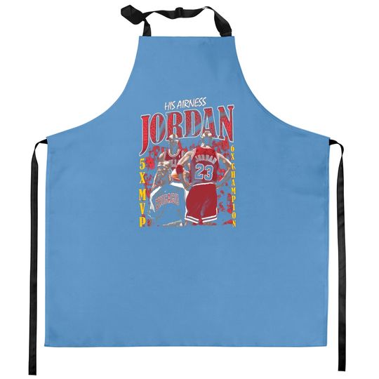 Vintage King Michael Jordan Graphic Kitchen Apron Kitchen Aprons Vintage Kitchen Aprons