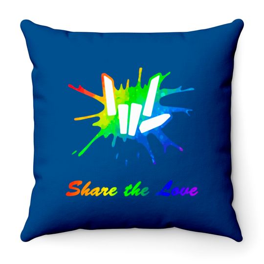 Share Love For Kids And Youth Beautiful Gift Throw Pillow Throw Pillows