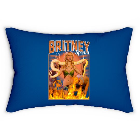 britney spears Lumbar Pillows